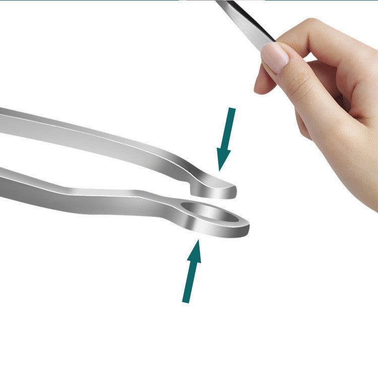 Eyebrow Cutting Nose Hair Scissors Stainless Steel Nose Hair Jacket Decoration Hair Beauty Tools