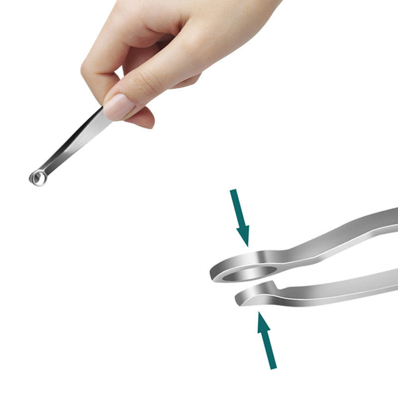 Eyebrow Cutting Nose Hair Scissors Stainless Steel Nose Hair Jacket Decoration Hair Beauty Tools