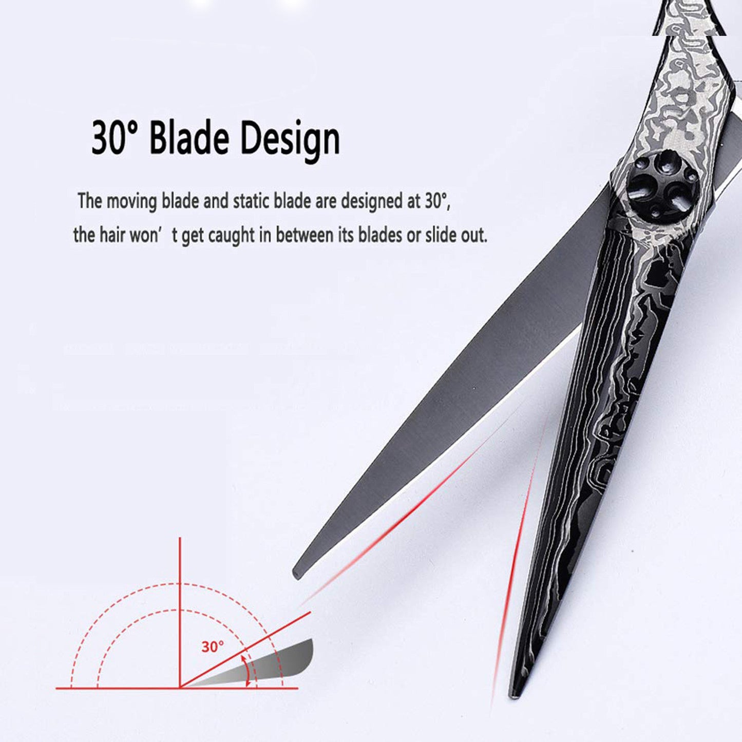 Professional Hairdressing Tooth Scissors Stainless Steel Hair Stylist
