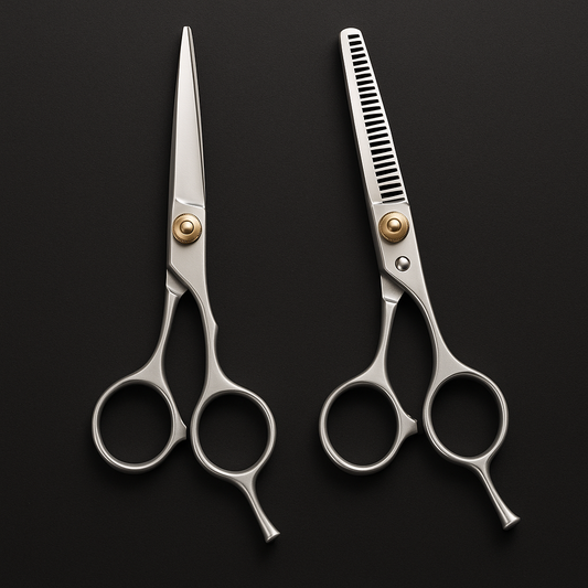 Kit Professionnel de Ciseaux de Coiffure – Coupe & Effilage en Acier Inoxydable Premium